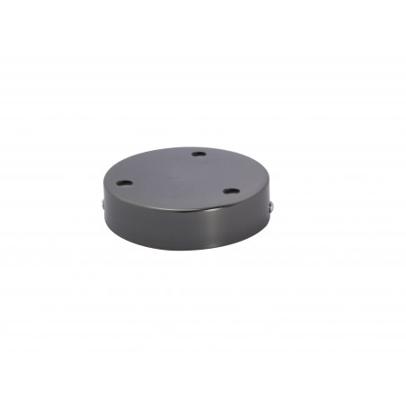 Suporte Teto de metal 12 cm 3 orifícios - titânio