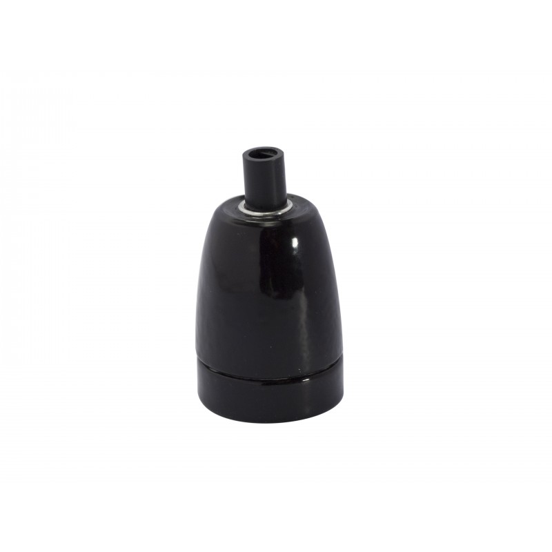 Casquilho de cerâmica - Preto