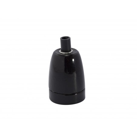 Casquilho de cerâmica - Preto