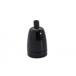 Casquilho de cerâmica - Preto