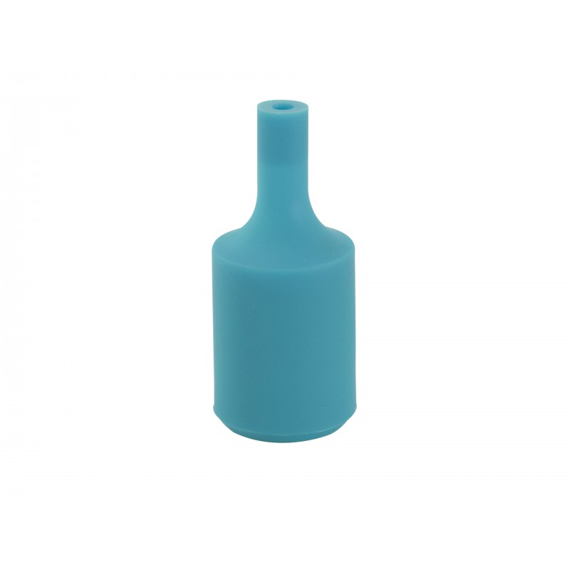 Casquilho de silicone - azul pavão