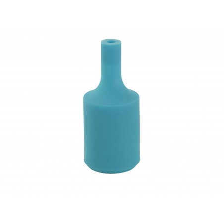 Casquilho de silicone - azul pavão