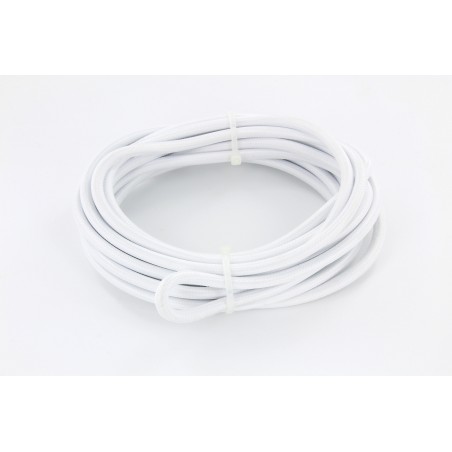 Cabo HO3VV-F 2 x 0,75 mm2 - 3m - tecido branco