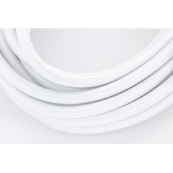 Cabo HO3VV-F 2 x 0,75 mm2 - 3m - tecido branco