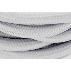 Cabo HO3VV-F 2 x 0,75 mm2 - 3m - tecido cinza