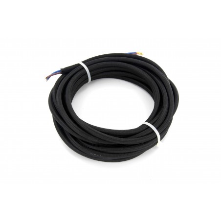 Cabo HO3VV-F 2 x 0,75 mm2 - 5m - tecido preto