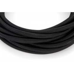 Cabo HO3VV-F 2 x 0,75 mm2 - 5m - tecido preto