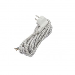 Cabo de ferro 3m 3 x 1,0mm2 - preto e branco