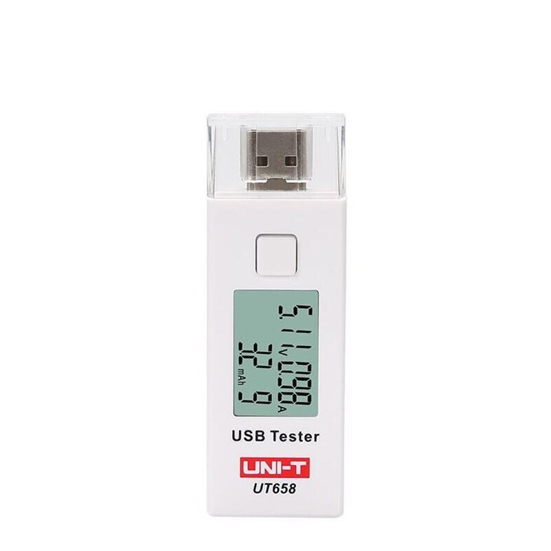 Testador Digital USB Tensão de 3V-9.0V 0-3A c/ LCD
