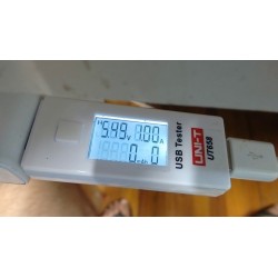 Testador Digital USB Tensão de 3V-9.0V 0-3A c/ LCD