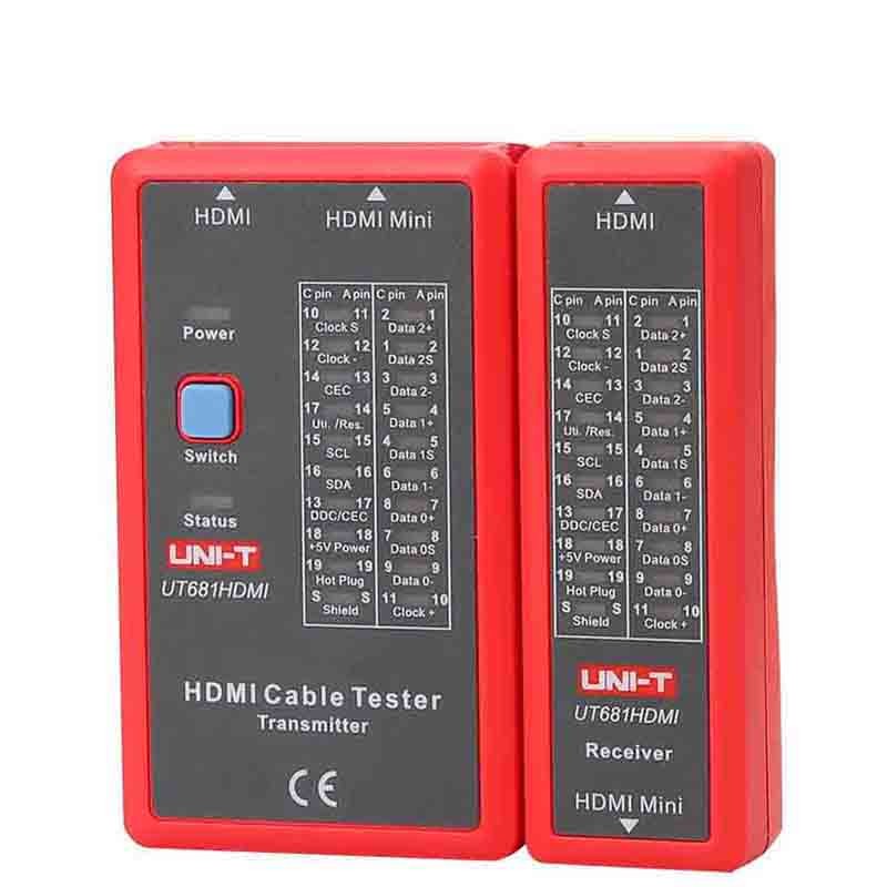 Testador de Cabos Ethernet/Telefone/BNC/HDMI