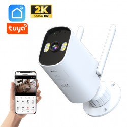 Câmara Wi-Fi Exterior Fixa Com Led 4MP 2K