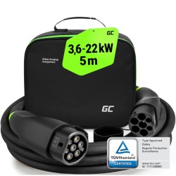Cabo EV 22kW Tipo 2 para Tipo 2 – 5m