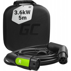 Cabo EV 3,6kW Tipo 2 para Tipo 2 - 5m