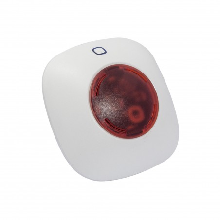 Sirene interior sem fio, 230V, com luz de flash. Compativel 34942, 34949