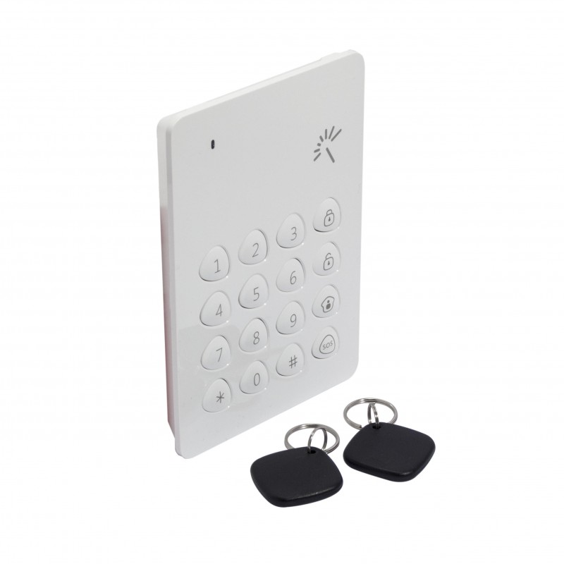 Teclado RFID / NFC bidirecional + badges. Compativel 34942, 34949