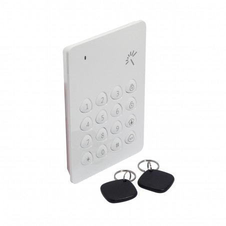 Teclado RFID / NFC bidirecional + badges. Compativel 34942, 34949