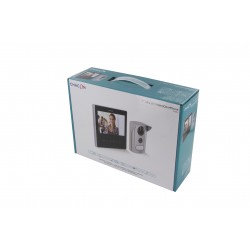 Videoporteiro Ultra Slim de 2 fios 7" "preto