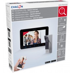 Videoporteiro 2 fios + opção de internet