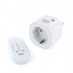 Tomada de conexão DiO e controle remoto WiFi + 433 MHz (3000W, FR) (versão SCH)