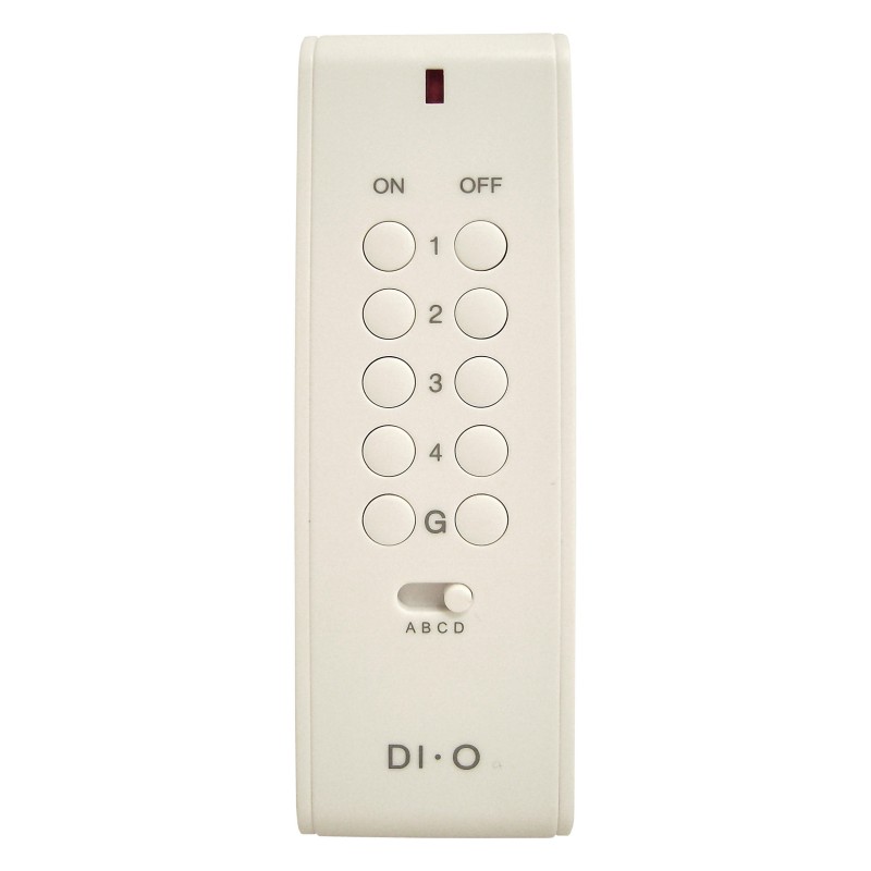 Controle remoto preto de 16 canais