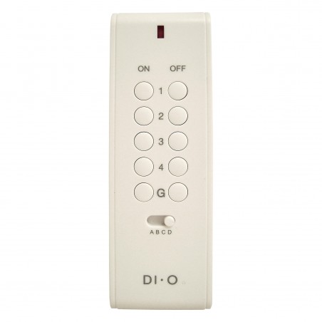 Controle remoto preto de 16 canais