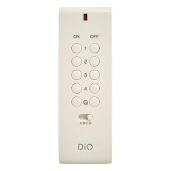 Controle remoto preto de 16 canais