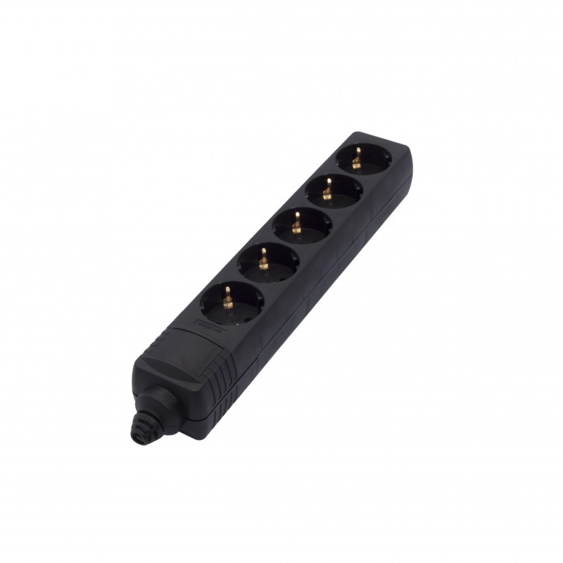 Bloco sem fio 5 x 16 A - preto (SCH)