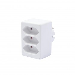 Domino 3 x 2,5 A - branco - V
