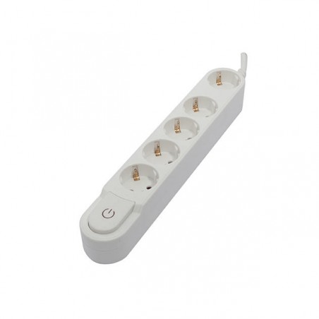 Bloco de design com interior. 5 x 16A - 3 m - branco (SCH)