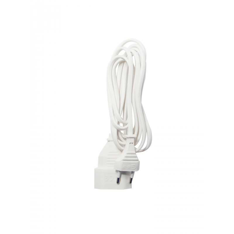 Prolongateur H03VVH2F 2 x 0,75mm2 - 5 m- blanc (SCH) 