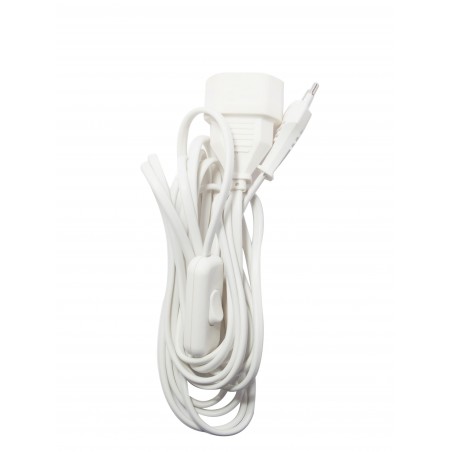 Prolongateur H03VVH2F 2 x 0,75mm2 2,5 A interrupteur - 4 m