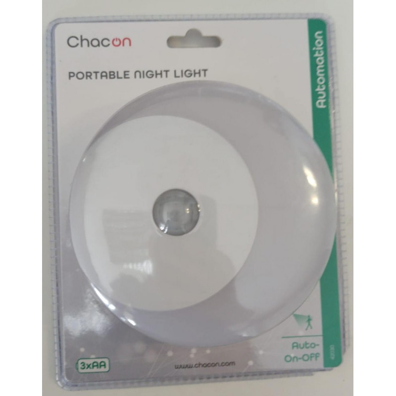 Luz noturna portátil com detecção de movimento