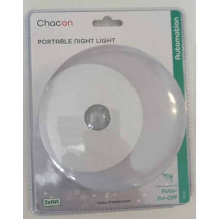 Luz noturna portátil com detecção de movimento