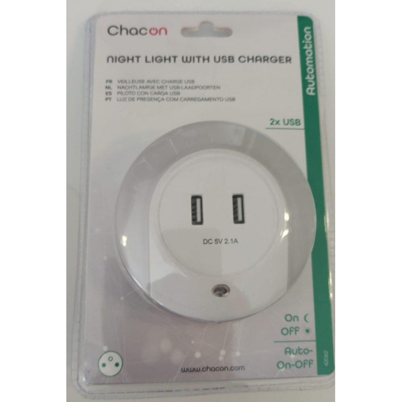 Luz noturna USB