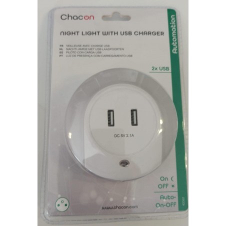 Luz noturna USB