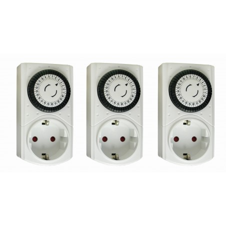 Conjunto de 3 temporizadores mecânicos